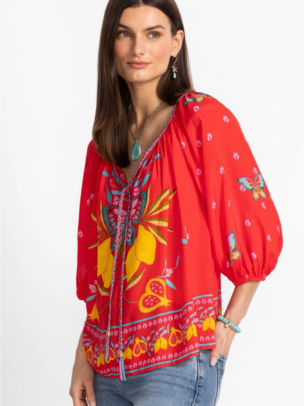 MONACO PEASANT BLOUSE